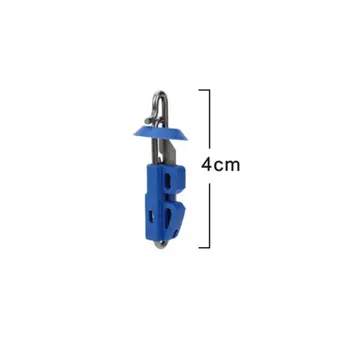5 Бр. / опаковка Тип Бърза Развръзка на една Проста Пластмасова Синя Метална Бързо Отделяне Gad N58B