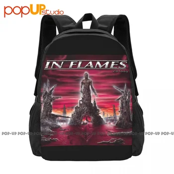 Корица на албум на In Flames Colony 1999 Heavy Metal Раница с Голям капацитет за пътуване, чанта за плуване, многофункционална чанта за гимнастки