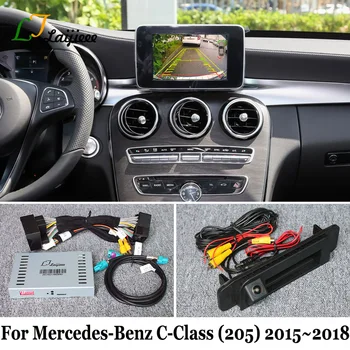 За Mercedes Benz C Class W205 S205 C205 A205 2015 ~ 2018 OEM Екран, Щепсела и да Играе HD Нощно Виждане Размерът на Резервната Камера за задно виждане