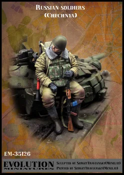 1/35 Фигурка на войник от смола Модел войник-tankman Неокрашенная Безплатна Доставка