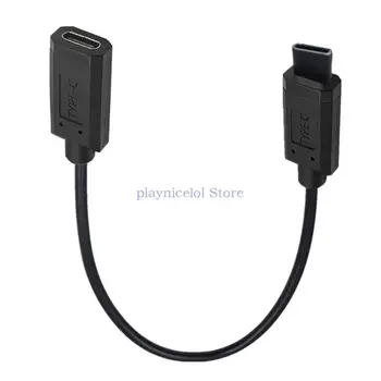 Антистатичен USB кабел C от мъжа към жената Линия за предаване на данни Износостойкая Тестова линия USB3.1 E8BA