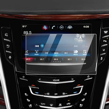 НОВО-за Cadillac Escalade CUE 2015-19 8-инчов автомобилен сензорен екран с GPS-навигация, централен дисплей, защитен слой от закалено стъкло