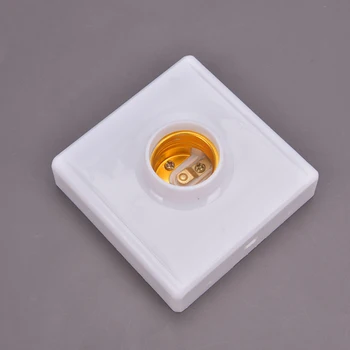 Титуляр led крушка E27, кръгла, квадратна розетка ключ, окачен лампа