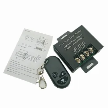 3-Ключ безжични радиочестотни дистанционно управление на Модул led лента RF Единния димер 12-24V20A Контролер с висока мощност