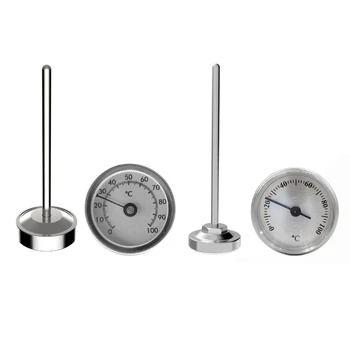 Практичен термометър за мляко, надежден термометър от неръждаема стомана за кухня, директна доставка