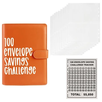 1 комплект 100 пликове за подвързване-Лесният и забавен начин да си спестите 5050 лева за задължителни бюджетни книги + плик за пари