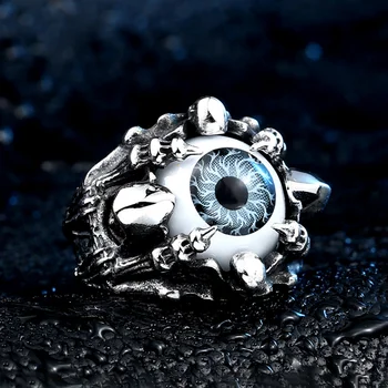 Готически Реколта пръстени с Драконьим Нокът от неръждаема Стомана, пръстени от Уроки, Мода пънк-пръстена с черепа, За Мъже И жени, Креативни бижута-Амулети, Подаръци