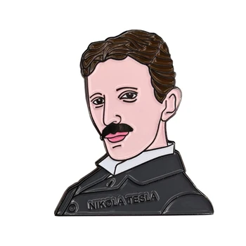 Емайла икона-жени Nikola Tesla