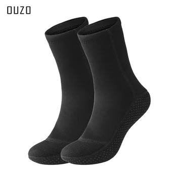 Чорапи за гмуркане OUZO 3 мм, издръжливи, топли, износоустойчиви, нескользящие чорапи, за плуване, гмуркане, сърф, плаж чорапи