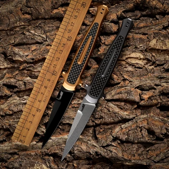 Kershaw 7150 Малък джобен сгъваем нож с дръжка от авиационен алуминий, инструмент за самозащита на открито, мъжки подарък