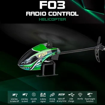 Yuxiang F03 Rc 4ch 6g Gyro Flybarless Хеликоптер с Един Ключ за Излитане И Задържане на Височина За Начинаещи, Устойчив на Падане Детски Играчки
