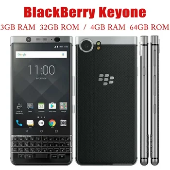 Оригинален Отключени BlackBerry Keyone Key1 Мобилен Телефон 32/64 GB ПАМЕТ 3 GB RAM Мобилен Бар Телефон с 3-Мегапикселова Камера на Смартфон Сензорен Екран WiFi