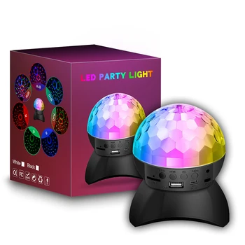 RGB-проектор с Bluetooth-съвместими със слушалка, моля, светлинното кълбо, USB зареждане, за оформяне на парти по случай рождения ден на dj в нощен клуб