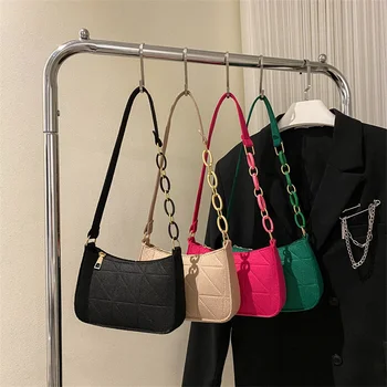 2023 New Fashion Trend Simple Shoulder Bag Casual Crossbody Чанта Retro Underarm Bag чанта дамски