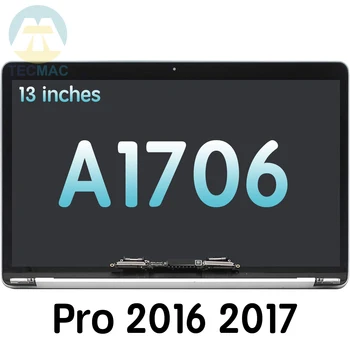 Чисто Нов LCD дисплей A1706 за Macbook Pro 2016 2017 13 инча Пълна Подмяна монтаж на EMC 3071 3163 Сиво, сребристо Retina