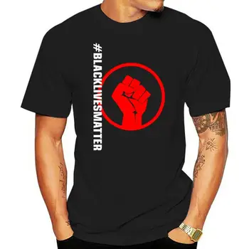 Гореща разпродажба 2024 г., 100% памучен Черна тениска Lives Matter #BLM Protest - Тениска Унисекс В Летен стил