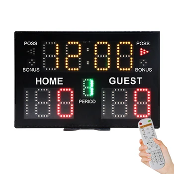 Цифрова led табло за помещения Настолна дъска за броене на точки в баскетболни волейбол тенис на боксови мачове на Игралното табло