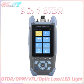 Mini Pro OTDR 9в1 1310/1550 нм VFL 60 км 24/22 db Оптичен Рефлектометр с Ластерным източник на 980rev Вграден Тест на порта OPM VFL OLS SC