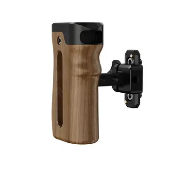 Универсална употреба за огледално-рефлексен фотоапарат, быстросъемная странична дръжка, подходяща за фотоапарати, дървена странична дръжка