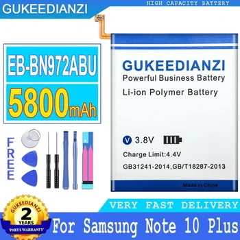 5800 mah Батерия GUKEEDIANZI EB-BN972ABU за Samsung GALAXY Note 10 + Note10Plus Note 10 Note10 + SM Plus-N975F SM-N975DS