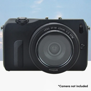 Сенник за обектив обектива на камерата EW-43 от алуминиева сплав за обектив EF-M 22mm F / 2STM