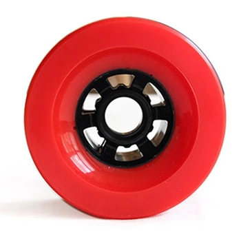 1 БР. Електрическо колело, за скейтборд, червено 90-мм амортизирующее колелото за скейтборд SHR78A ПУ Wheel