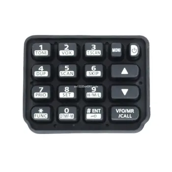Гумена бутон на клавиатурата Функционален бутон за icom IC-V80 Уоки Токи Radio Dropship