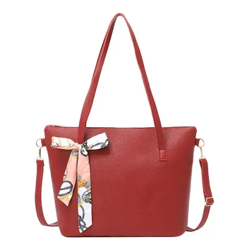 Трендови продукти, нови предмети, дамски чанти с шарени личи, дамски чанти, ежедневни пазарска чанта, шал, чанта