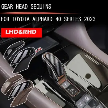 Капачка Дръжка на скоростния Автомобил LHD RHD Универсална Висококачествена Стикер Дръжка на скоростния ABS За Toyota Alphard Vellfire 40 Серия 2023 2024
