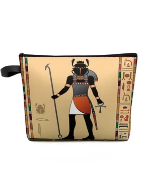 Косметичка-клатч от създателя на Древен Египет фараон, големи чанти-организаторите за грим, косметичка за грим, дамски косметичка за тоалетни принадлежности.