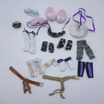 облекло, чорапи, ръкавици, Колан, Шал, аксесоари, 30 см кукла, модни готина кукла, училищни кукла