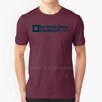 Тениски с логото на марката Виенския технически музей, висококачествени тениски, новата модерна тениска с шарките на 2023 г.