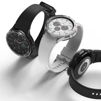 Метален Пръстен Безеля за Samsung Galaxy Watch6 4 Classic 47 мм, 43 мм и 46 мм 42 мм/Gear S3 Frontier Smartwatch Делото Лигав Калъф Броня