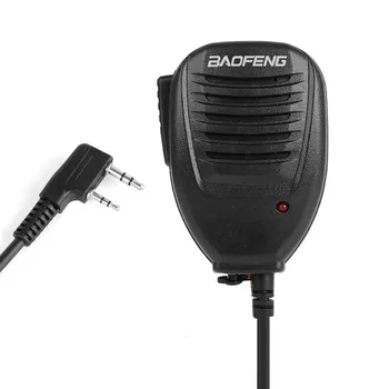 Ръчен Високоговорител BAOFENG Mic Микрофон за BF-888S UV-5R UV-5RE Plus Двустранно Радиостанция Ръчен Микрофон ПР