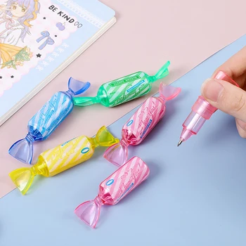 Творчески химикалки с имитация на цветни бонбони, Сладки училищните офис консумативи, подаръци за студенти