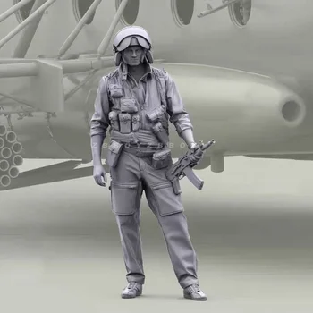 1/48 Комплекти модели на войник от смола, безцветен и събрана себе си фигурка A-1555