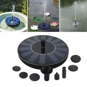 Бионический Фонтан на слънчева енергия Слънчева помпа Басейн Водопад Плаващ Соларен Панел Градина Басейн на Езерото Чешма за вода Директен Доставка
