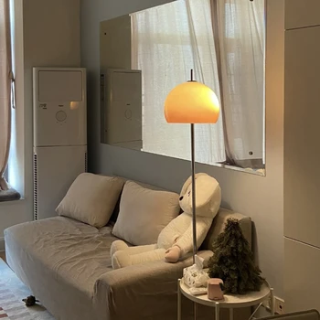 Лампи от наклон стъкло в стил Ретро, минималистичная нощно шкафче за спалня, в атмосферата на хола, под лампа-гъбички, подови лампи E27