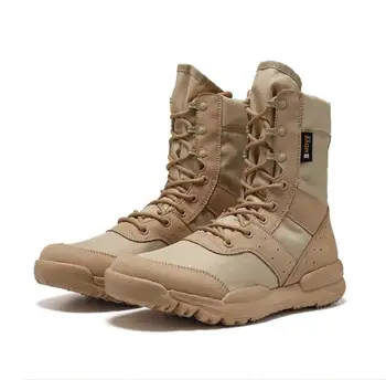 Мъжки работна обувки на NADIA Light, мъжки Армейските обувки в стил милитари, водоустойчив Тактически обувки дантела, модерни мотоциклетни ботуши с мрежа