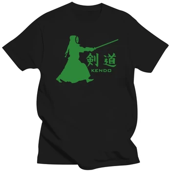 100% Тийнейджърката тениска с кръгло деколте, риза с принтом, мъжка тениска с къс ръкав, фехтовка бамбукови мечове, японски самурай, тениски за възрастни