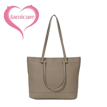 Нова стилна дамска чанта-тоут от естествена кожа, универсални дамски чанти през рамо от телешка кожа за пътувания за пазаруване, дамски проста чанта
