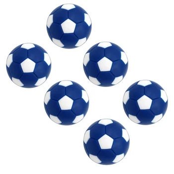 2/3 6шт 32 мм за настолен футбол, Подмяна на топки за настолен футбол, Синьо