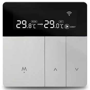 AVATTO Sasha Wifi Термостат Wifi 100-240 В с дистанционно управление, електрическо управление, Google Home Yandex