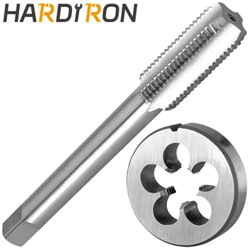 Hardiron M12 X 1.25 Метчик и матрицата Дясната, M12 x 1.25 метчик с машинна резба и кръгла матрицата